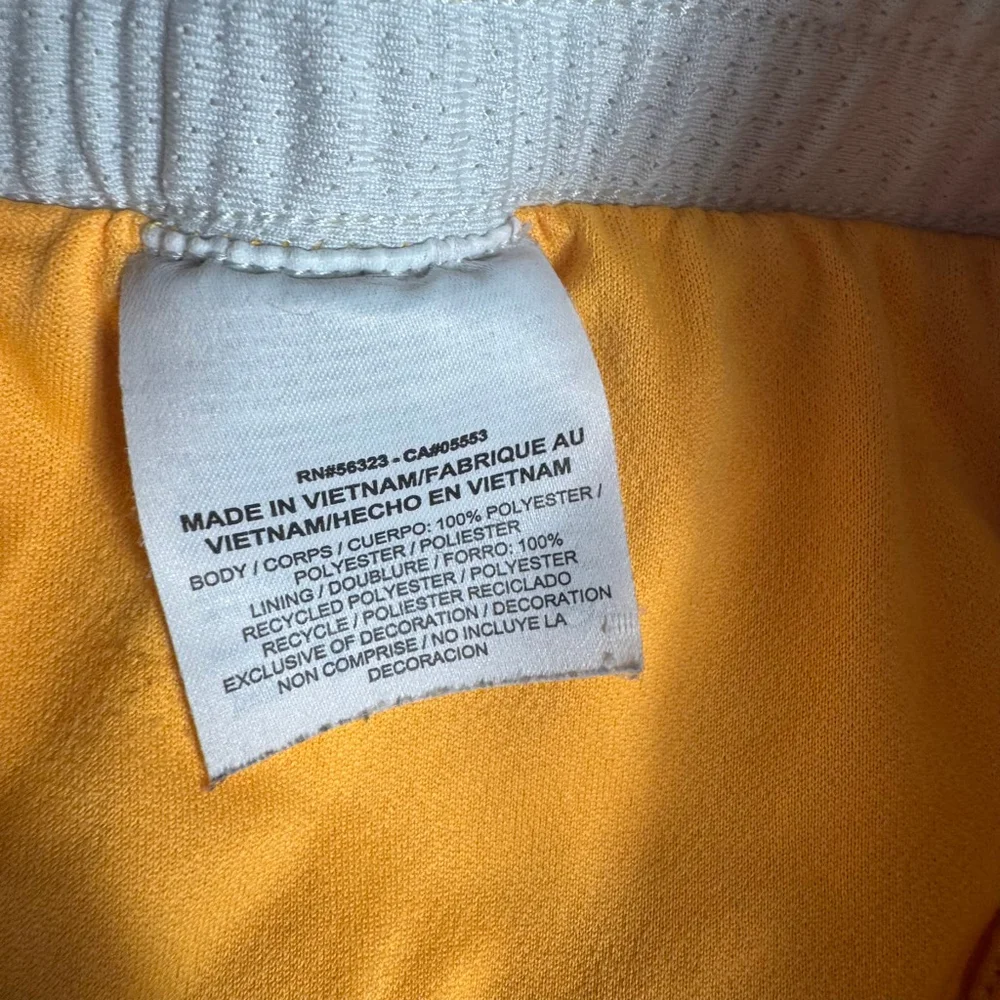 Women's Nike Orange & Gray Dri-Fit Athletic Shorts M
